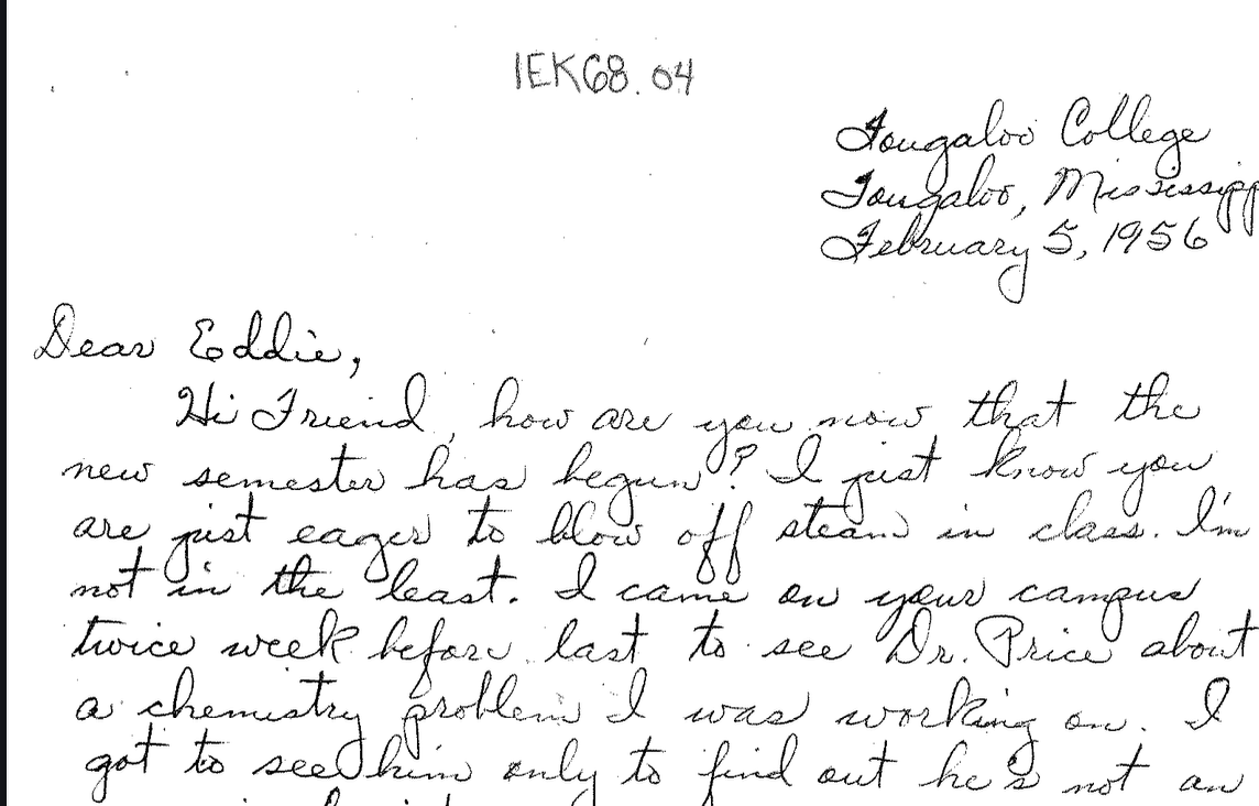 Letter from Neil to Ed King (02/05/1956)